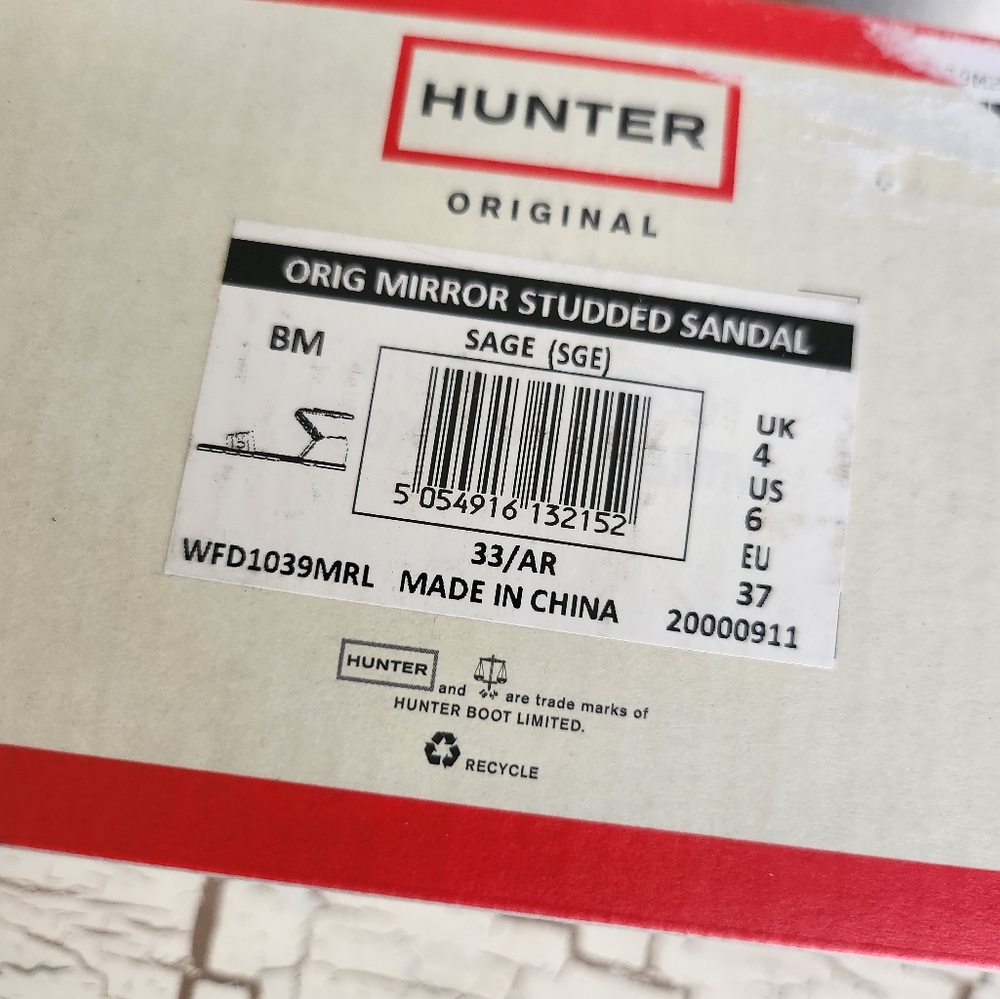 Hunter 6 Flats Sandals Excellent Condition - Picture 6 of 6